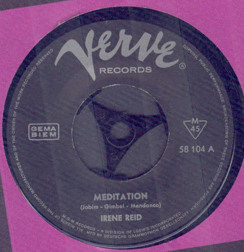 Cover Irene Reid - Meditation (7, Single, Mono) Schallplatten Ankauf
