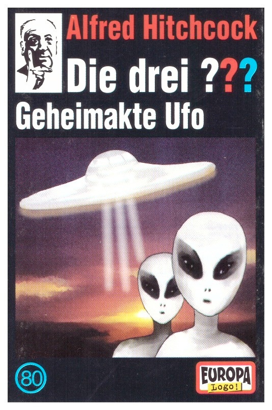 Cover André Marx - Die Drei ??? 80 - Geheimakte Ufo (Cass) Schallplatten Ankauf