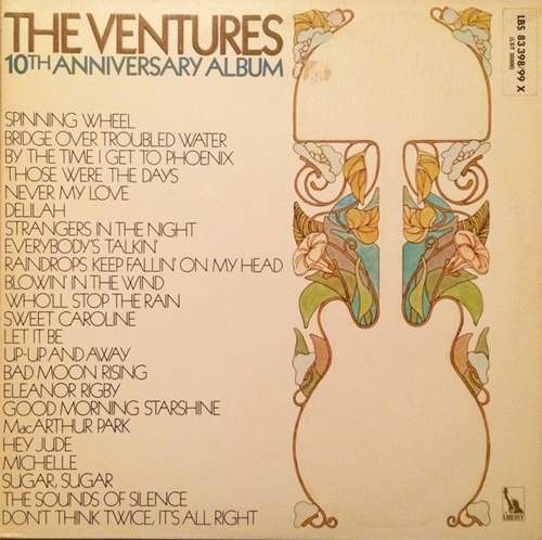 Cover The Ventures - 10th Anniversary Album (2xLP, Album, Gat) Schallplatten Ankauf