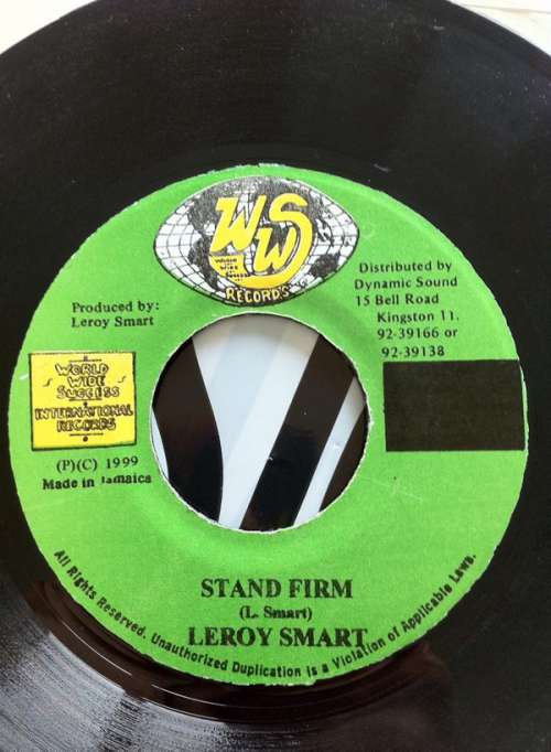 Cover Leroy Smart - Stand Firm (7) Schallplatten Ankauf