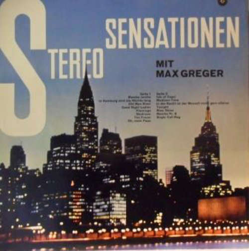 Cover Max Greger - Stereo Sensationen (LP) Schallplatten Ankauf