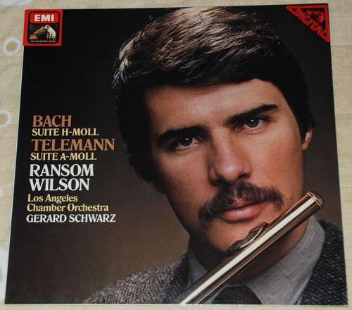 Cover Bach*  / Telemann*  / Ransom Wilson  / The Los Angeles Chamber Orchestra, Gerard Schwarz - Suite In H-Moll / Suite In A-Moll (LP) Schallplatten Ankauf