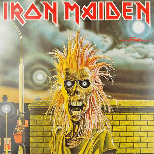 Cover Iron Maiden - Iron Maiden (LP, Album, RE) Schallplatten Ankauf