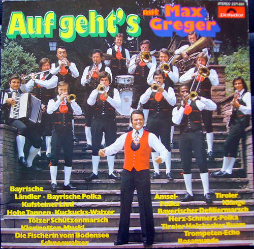 Cover Max Greger - Auf Geht's Mit Max Greger (LP, Album) Schallplatten Ankauf