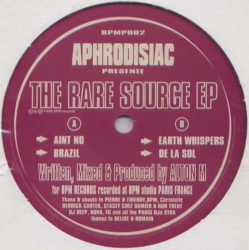 Cover Aphrodisiac (2) - The Rare Source EP (12, EP) Schallplatten Ankauf