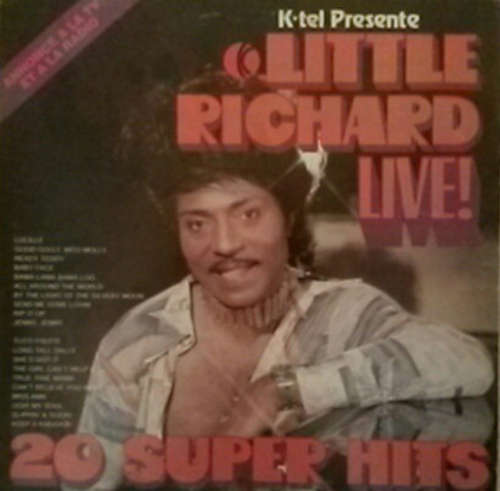 Cover Little Richard - K-tel Presente Little Richard Live! 20 Super Hits (LP, Album) Schallplatten Ankauf
