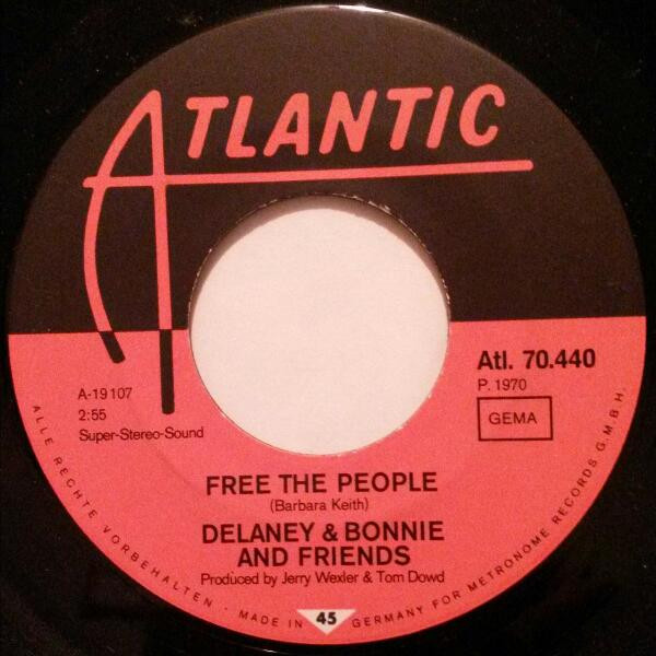 Cover Delaney & Bonnie And Friends* - Free The People (7) Schallplatten Ankauf