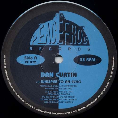 Cover Dan Curtin - Whisper To An Echo (12) Schallplatten Ankauf