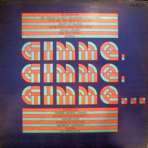 Cover Various - Gimme, Gimme, Gimme... (LP, Comp, Red) Schallplatten Ankauf