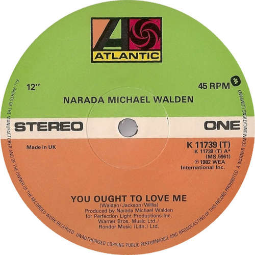 Cover Narada Michael Walden - You Ought To Love Me (12, Single) Schallplatten Ankauf