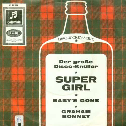 Cover Graham Bonney - Super Girl (7, Single) Schallplatten Ankauf