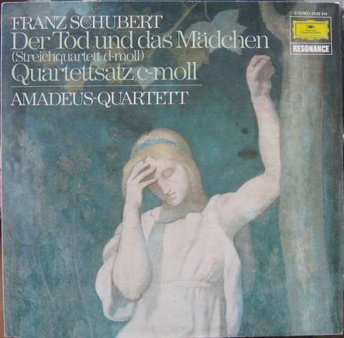 Cover Franz Schubert - Amadeus-Quartett - Der Tod Und Das Mädchen (Streichquartett D-Moll) / Quartettsatz C-Moll (LP, RE) Schallplatten Ankauf