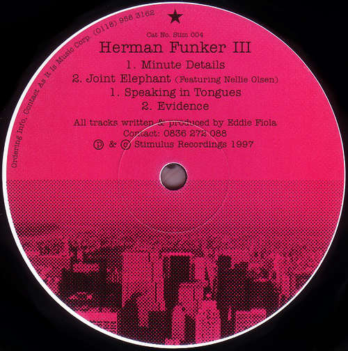 Cover Herman Funker III - Minute Details (12) Schallplatten Ankauf