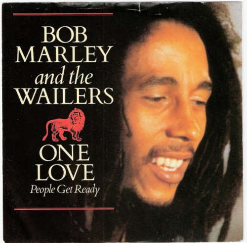 Cover Bob Marley & The Wailers - One Love / People Get Ready (7, Single) Schallplatten Ankauf