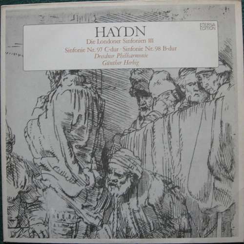 Cover Joseph Haydn, Dresdner Philharmonie, Günther Herbig - Die Londoner Sinfonien III (LP, Album) Schallplatten Ankauf