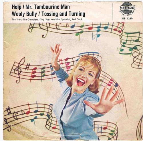 Cover Various - Wooly Bully / Tossing And Turning / Help / Mr. Tambourine Man (7, EP) Schallplatten Ankauf
