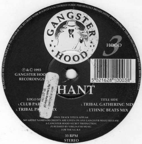 Cover Gangster Hood - Chant (12, Sil) Schallplatten Ankauf
