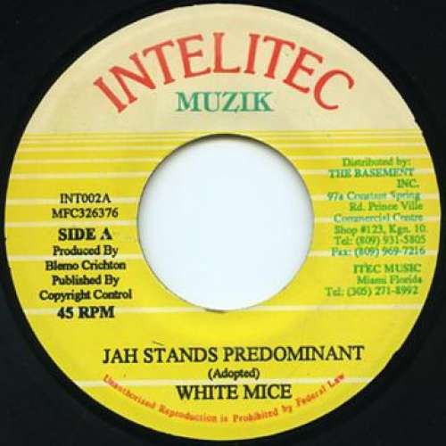 Cover White Mice (2) - Jah Stands Predominant (7) Schallplatten Ankauf