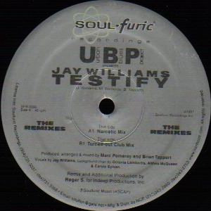Cover Urban Blues Project Presents Jay Williams - Testify (The Remixes) (2x12) Schallplatten Ankauf