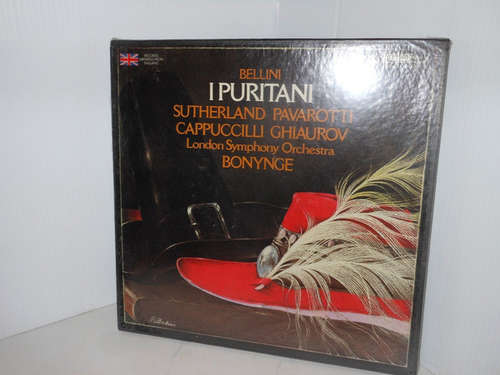 Cover Vincenzo Bellini - I Puritani (3xLP + Box) Schallplatten Ankauf