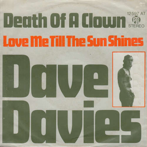 Cover Dave Davies - Death Of A Clown (7, Single, RE) Schallplatten Ankauf