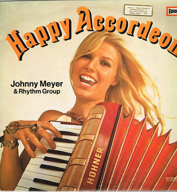 Cover Johnny Meyer* - Happy Accordeon (LP, Album) Schallplatten Ankauf