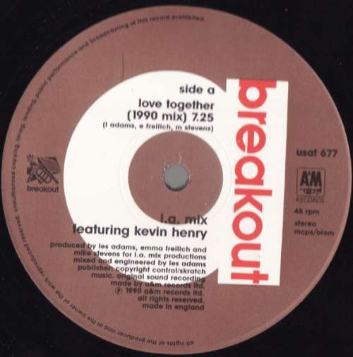 Cover L.A. Mix Featuring Kevin Henry - Love Together (12) Schallplatten Ankauf
