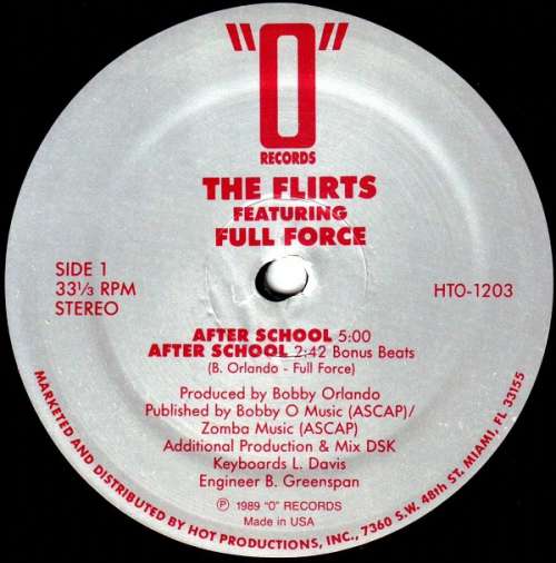 Cover The Flirts Featuring Full Force - After School (12, RE) Schallplatten Ankauf