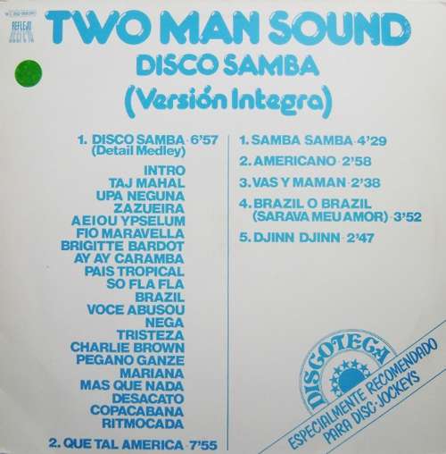 Cover Two Man Sound - Disco Samba (Versión Integra) (LP) Schallplatten Ankauf