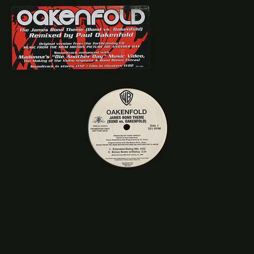 Cover Oakenfold* - James Bond Theme (Bond vs. Oakenfold) (12, Promo) Schallplatten Ankauf