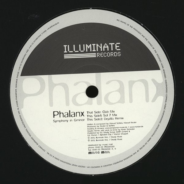 Cover Phalanx - Symphony In Gminor (12) Schallplatten Ankauf