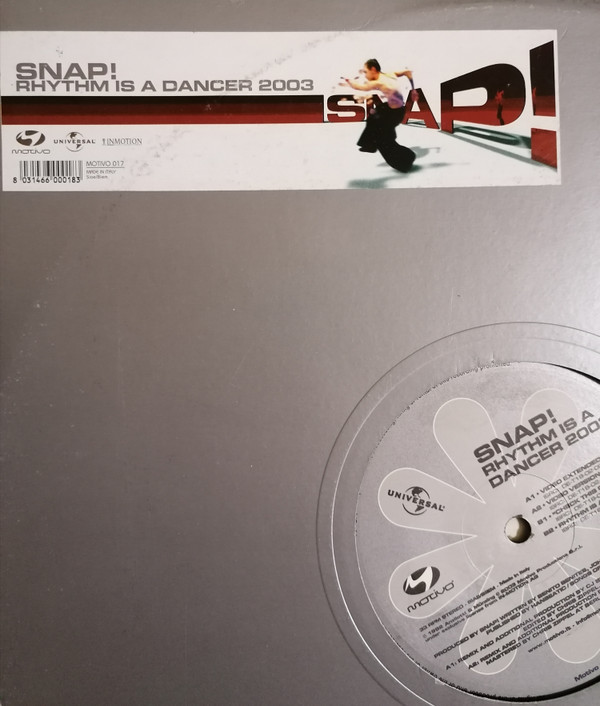 Cover Snap! - Rhythm Is A Dancer 2003 (12) Schallplatten Ankauf