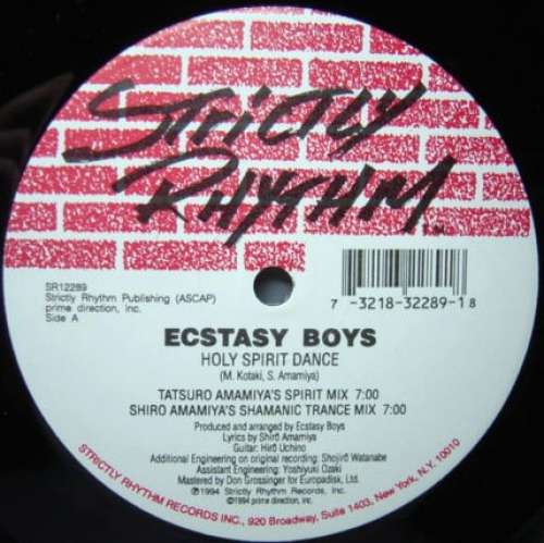 Cover Ecstasy Boys - Holy Spirit Dance (12) Schallplatten Ankauf