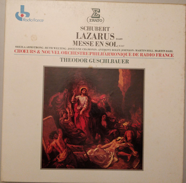 Cover Franz Schubert - Lazarus / Messe En Sol (2xLP + Box) Schallplatten Ankauf