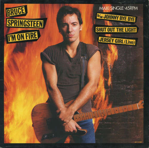 Cover Bruce Springsteen - I'm On Fire (12, Maxi) Schallplatten Ankauf