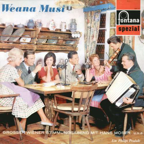 Cover Maria Andergast, Hans Moser, Anton Karas, Wiener Blas- Und Stimmungsorchester - Weana Musi (LP, Mono) Schallplatten Ankauf
