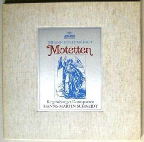 Cover Regensburger Domspatzen, Hanns-Martin Schneidt, Johann Sebastian Bach - Motetten (Box, Comp + 2xLP) Schallplatten Ankauf