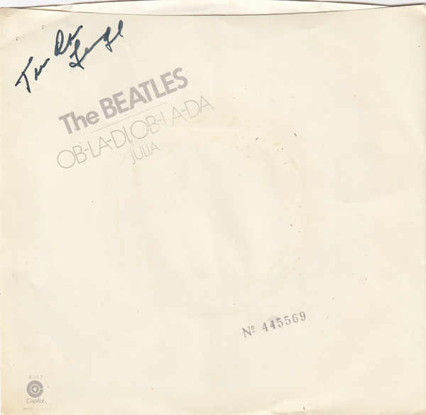 Cover The Beatles - Ob-La-Di, Ob-La-Da (7, Single, Num, Los) Schallplatten Ankauf