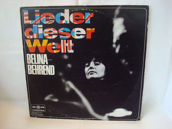 Bild Belina-Behrend* - Lieder Dieser Welt (LP) Schallplatten Ankauf