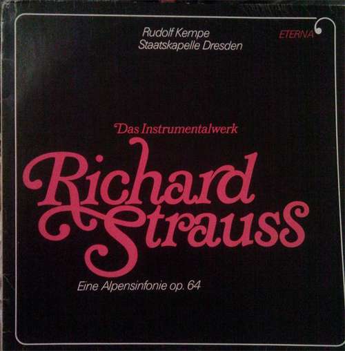 Cover Richard Strauss – Rudolf Kempe, Staatskapelle Dresden - Eine Alpensinfonie Op. 64 (LP, RE, One) Schallplatten Ankauf