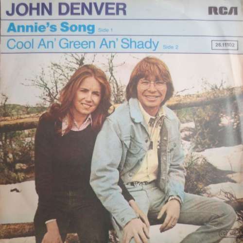 Cover John Denver - Annie's Song / Cool An' Green An' Shady (7, Single, RE) Schallplatten Ankauf