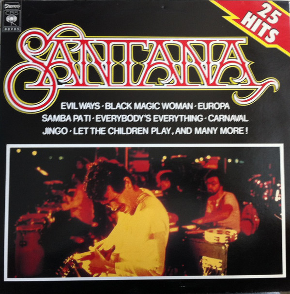 Cover Santana - 25 Hits (2xLP, Comp, RE) Schallplatten Ankauf