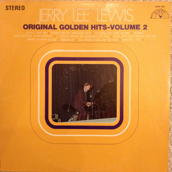 Cover Jerry Lee Lewis - Original Golden Hits - Volume 2 (LP, Comp, RE) Schallplatten Ankauf