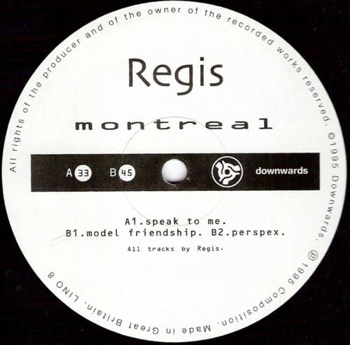 Cover Regis - Montreal (12) Schallplatten Ankauf