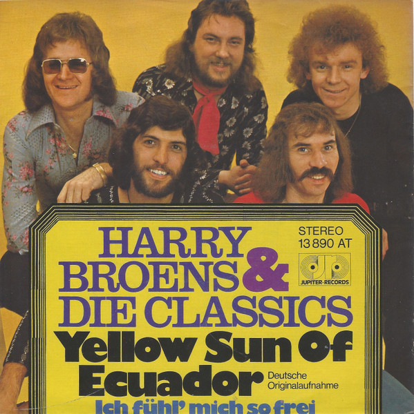 Cover Harrie Broens & Die Classics* - Yellow Sun Of Equador (7, Single) Schallplatten Ankauf
