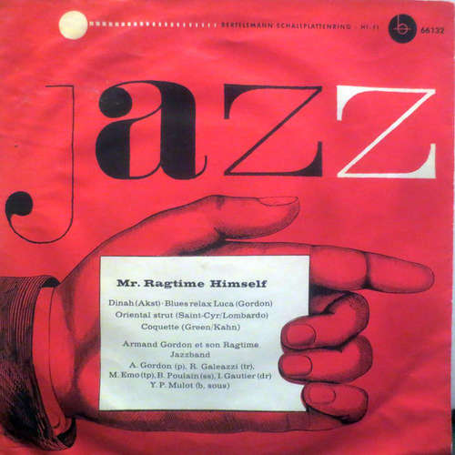 Cover Armand Gordon Et Son Ragtime-Band - Mr. Ragtime Himself (7, EP, Mono) Schallplatten Ankauf