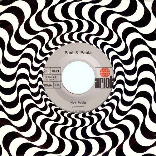 Cover Paul & Paula - Hey Paula / Young Lovers (7, Single, RE, Mono) Schallplatten Ankauf