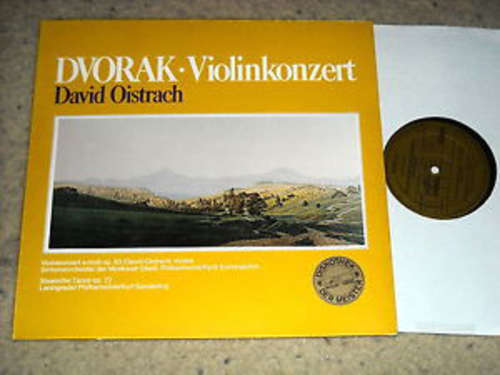 Cover Dvorak*, David Oistrach - Violinkonzert A-moll Op. 53 / Slawische Tänze Op. 72 (LP) Schallplatten Ankauf