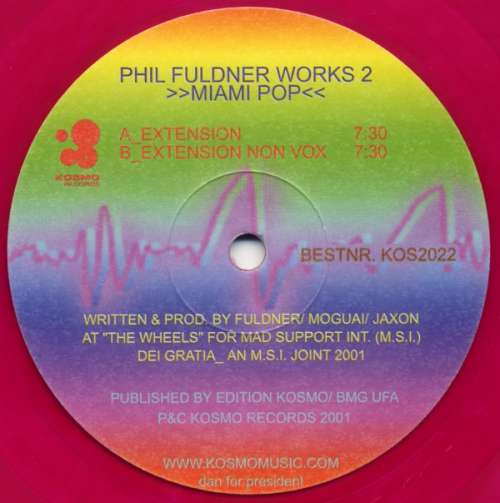 Cover Phil Fuldner Works 2* - Miami Pop (12, Ltd, Red) Schallplatten Ankauf