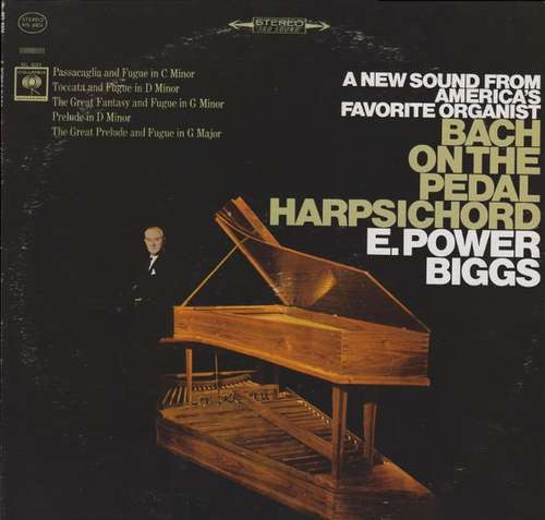 Cover Bach* - E. Power Biggs - Bach On The Pedal Harpsichord (LP, Album) Schallplatten Ankauf